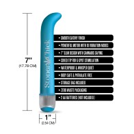 Buzzed 7-Inch G-Spot Vibrator Stoner Chick Blue