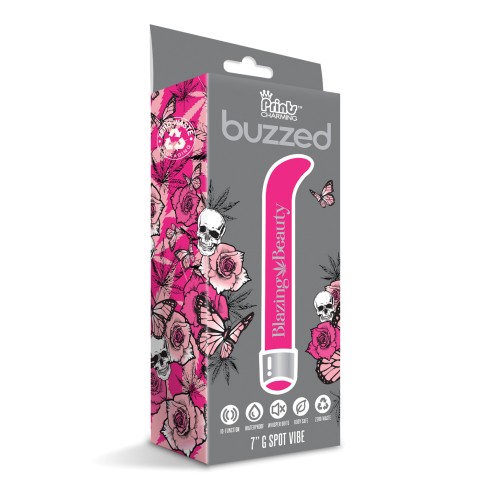 Buzzed 7 Inch G-Spot Vibe Blazing Beauty Pink