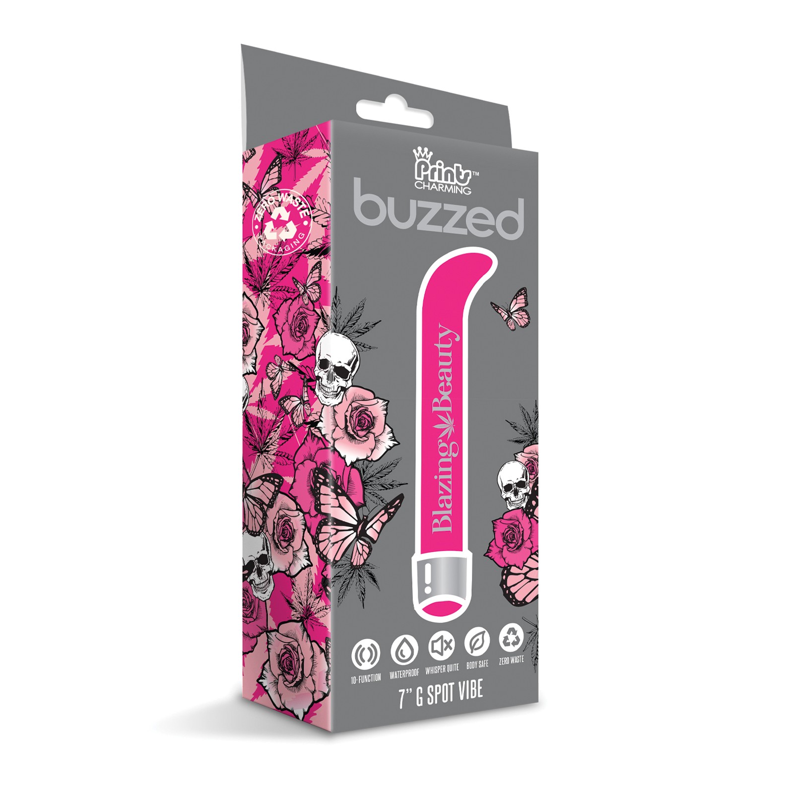 Buzzed 7 Inch G-Spot Vibe Blazing Beauty Pink