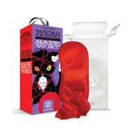 Pleasure Package Safe Word Blindfold Red