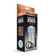 MSTR B8 Lip Service Vibrating Mouth Pack - Kit of 5 Clear