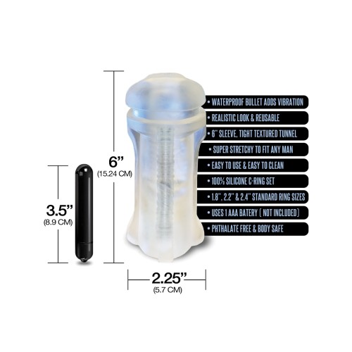 MSTR B8 Lip Service Vibrating Mouth Pack - Kit of 5 Clear