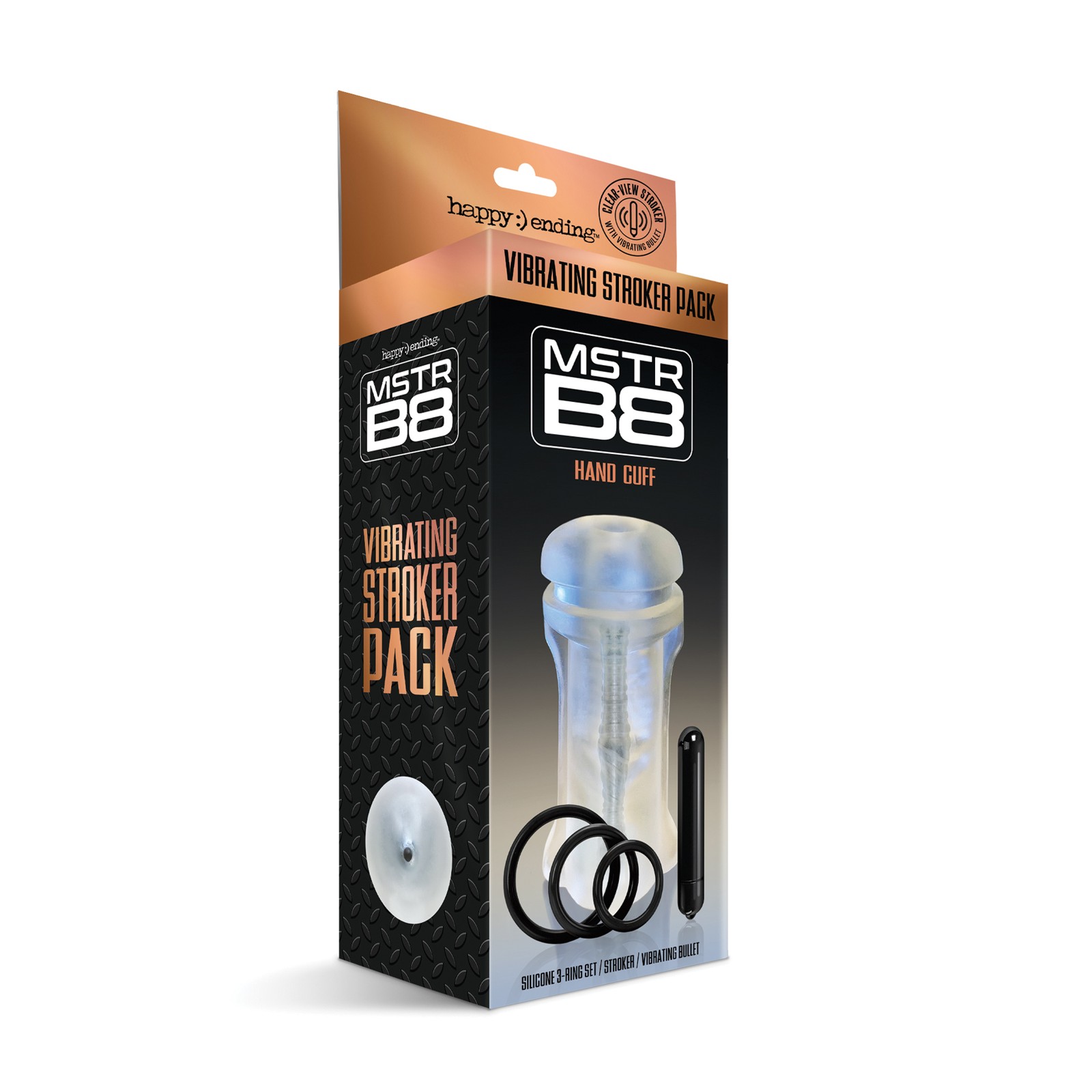 MSTR B8 Pack de Estimuladores Vibrantes con Esposas