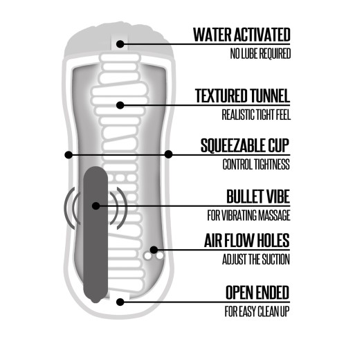 Shower Stroker Vibrating Pussy for Enhanced Pleasure