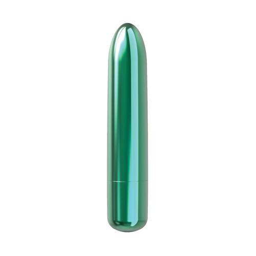 Teal Rechargeable Bullet Vibrator with 10 Functions