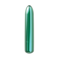 Teal Rechargeable Bullet Vibrator with 10 Functions