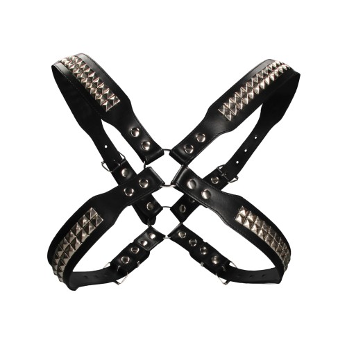 Shots Uomo Pyramid Stud Harness for Stylish Bondage