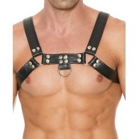 Shots Uomo Chest Bulldog Harness Small/Medium Black