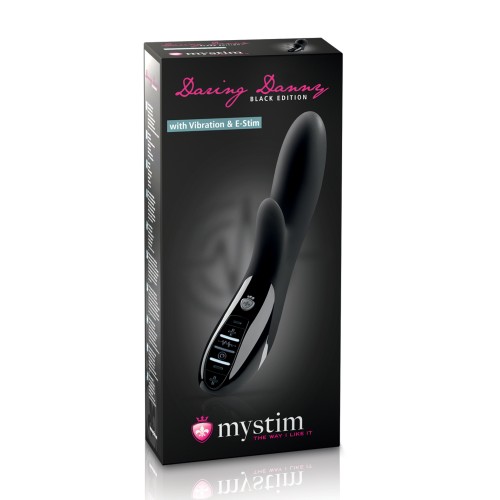 Mystim Daring Danny E-Stim Vibrator - Black