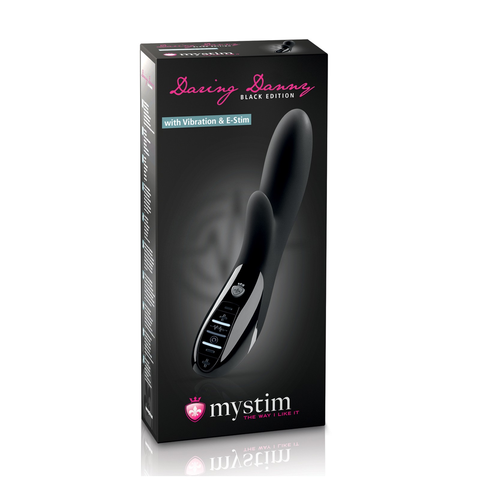 Mystim Daring Danny E-Stim Vibrator - Black