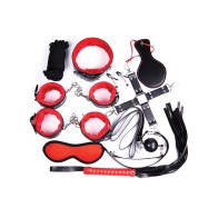 Plesur Deluxe Bondage Kit Black/Red