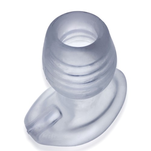 Glowhole 2 Hollow Buttplug with LED - Clear