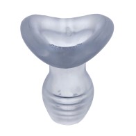 Glowhole 2 Hollow Buttplug with LED - Clear