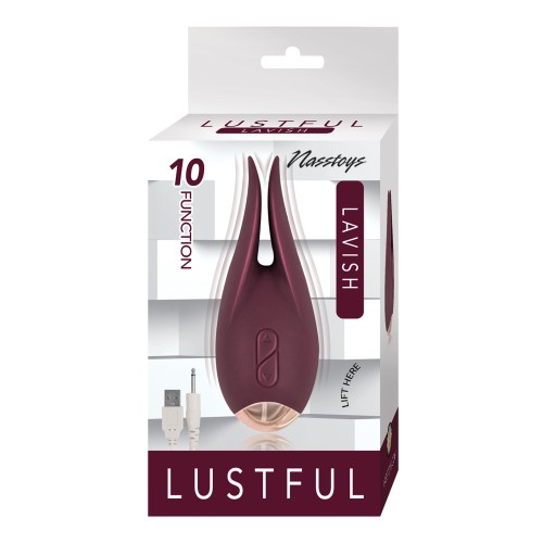 Lustful Lavish Eggplant Dual Motor Stimulator