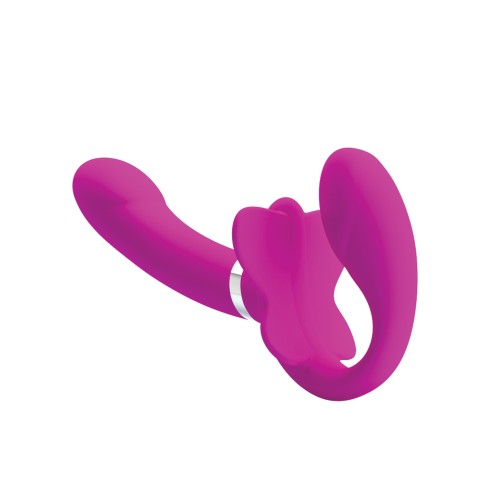 Strap-On Vibrador Sin Correas Pretty Love Fucsia