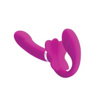 Strap-On Vibrador Sin Correas Pretty Love Fucsia