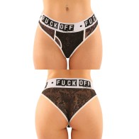 Vibes Buddy Fuck Off Lace Brief and Thong Pack