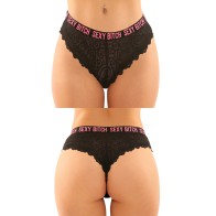 Pack Vibes Buddy Sexy Bitch Panty y Micro Tanga L/XL