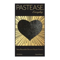 Reusable Liquid Heart Pastease Black