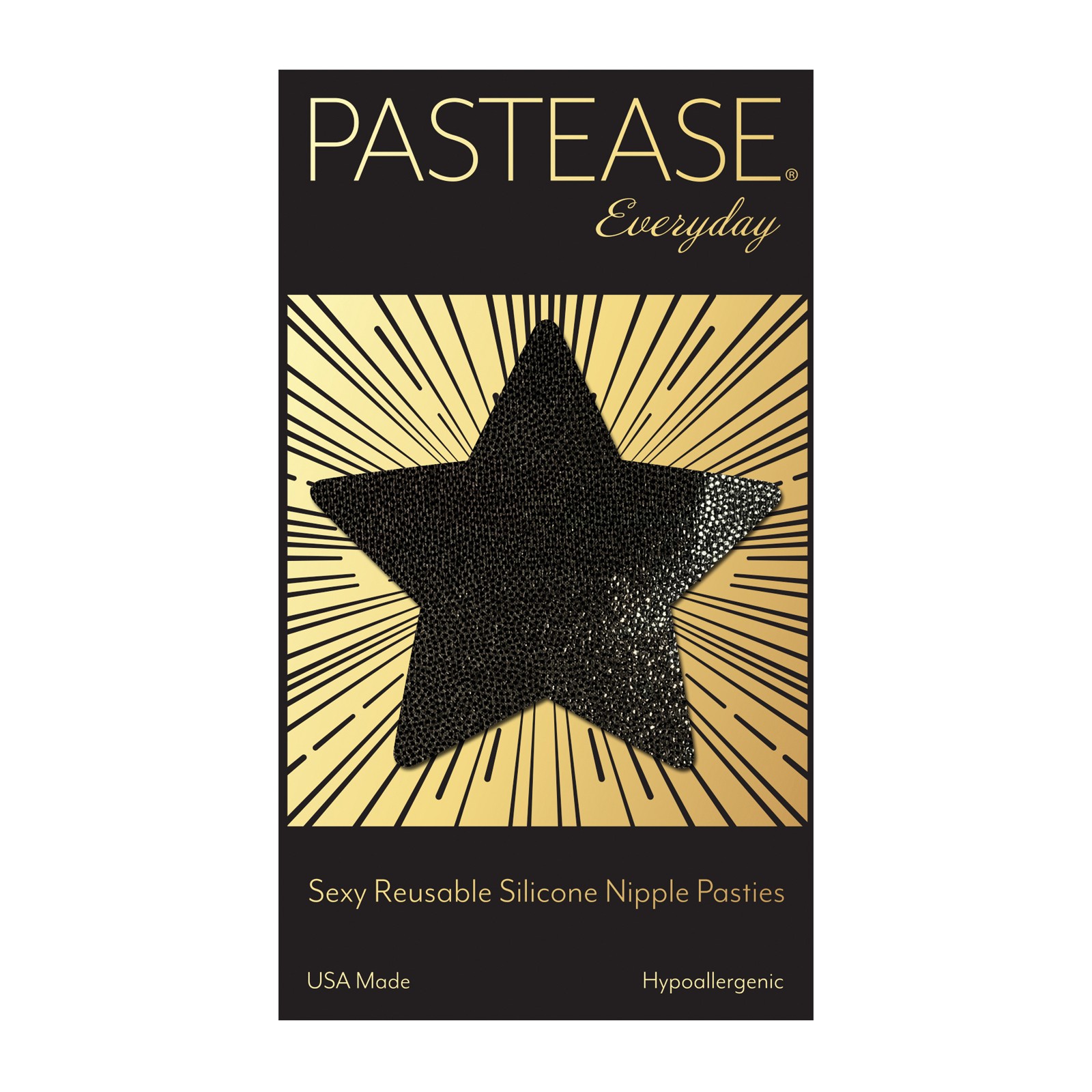 Pastease Reusable Liquid Star - Black