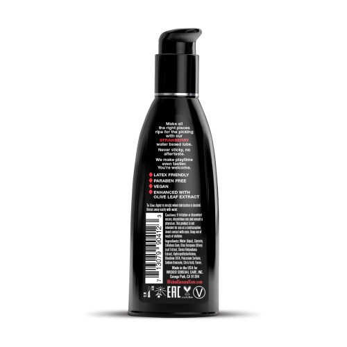 Lubricante a Base de Agua Wicked Aqua Fresa para un Placer Dulce