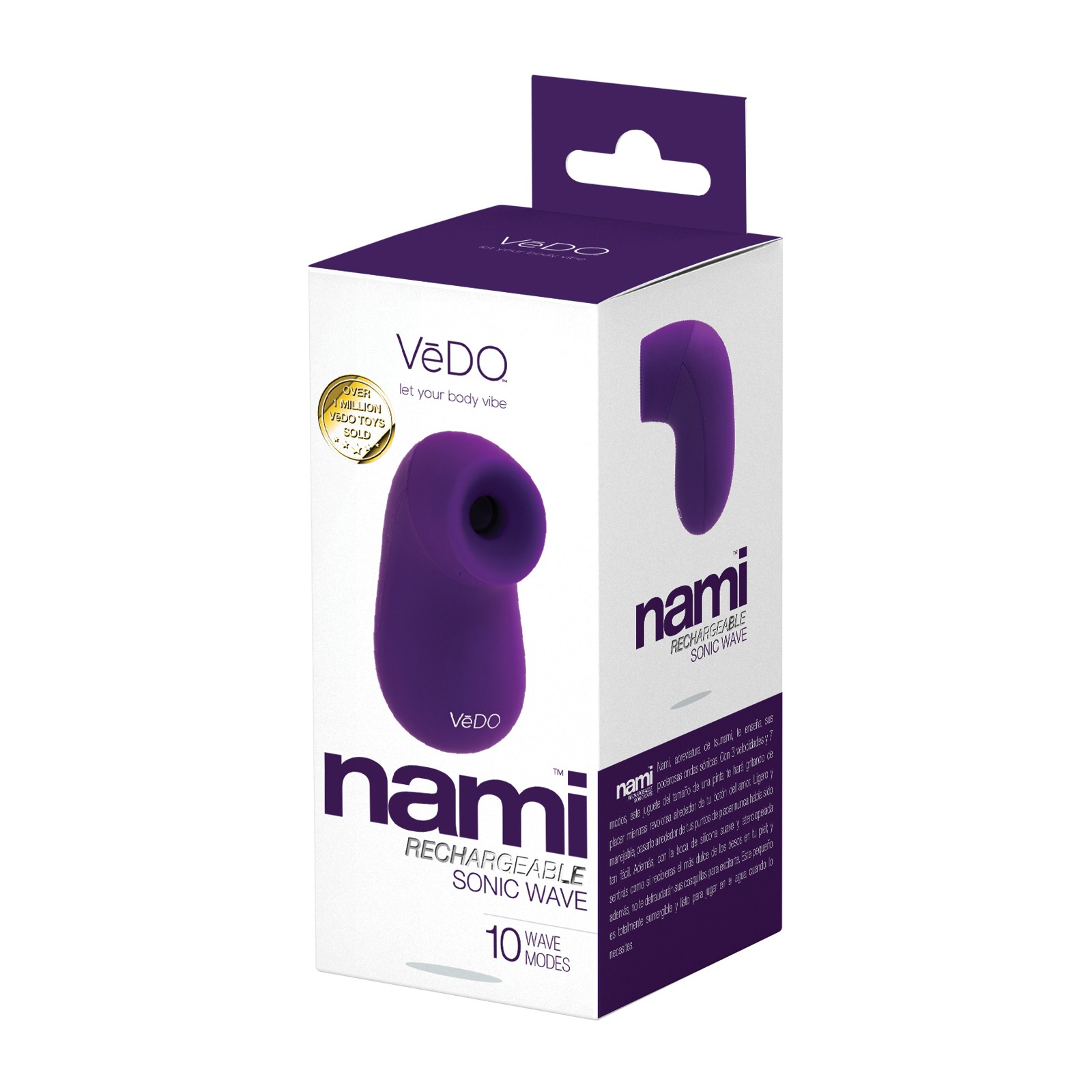 VeDO Nami Rechargeable Sonic Vibe Deep Purple