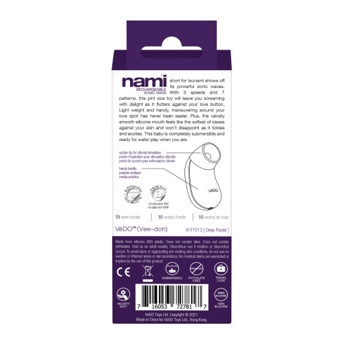 VeDO Nami Rechargeable Sonic Vibe Deep Purple