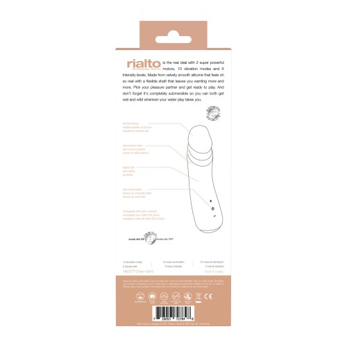 Vibrador Recargable VeDO Rialto para Placer Absoluto