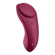 Satisfyer Sexy Secret Panty Vibrator - Red Wine