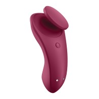 Satisfyer Sexy Secret Panty Vibrator - Red Wine