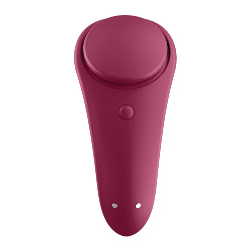 Satisfyer Sexy Secret Panty Vibrator - Red Wine