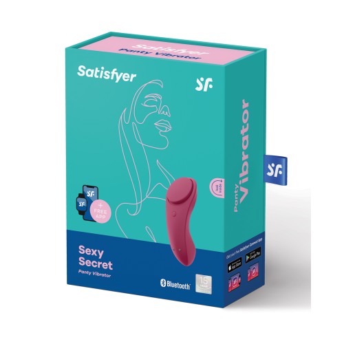 Satisfyer Sexy Secret Panty Vibrator - Red Wine