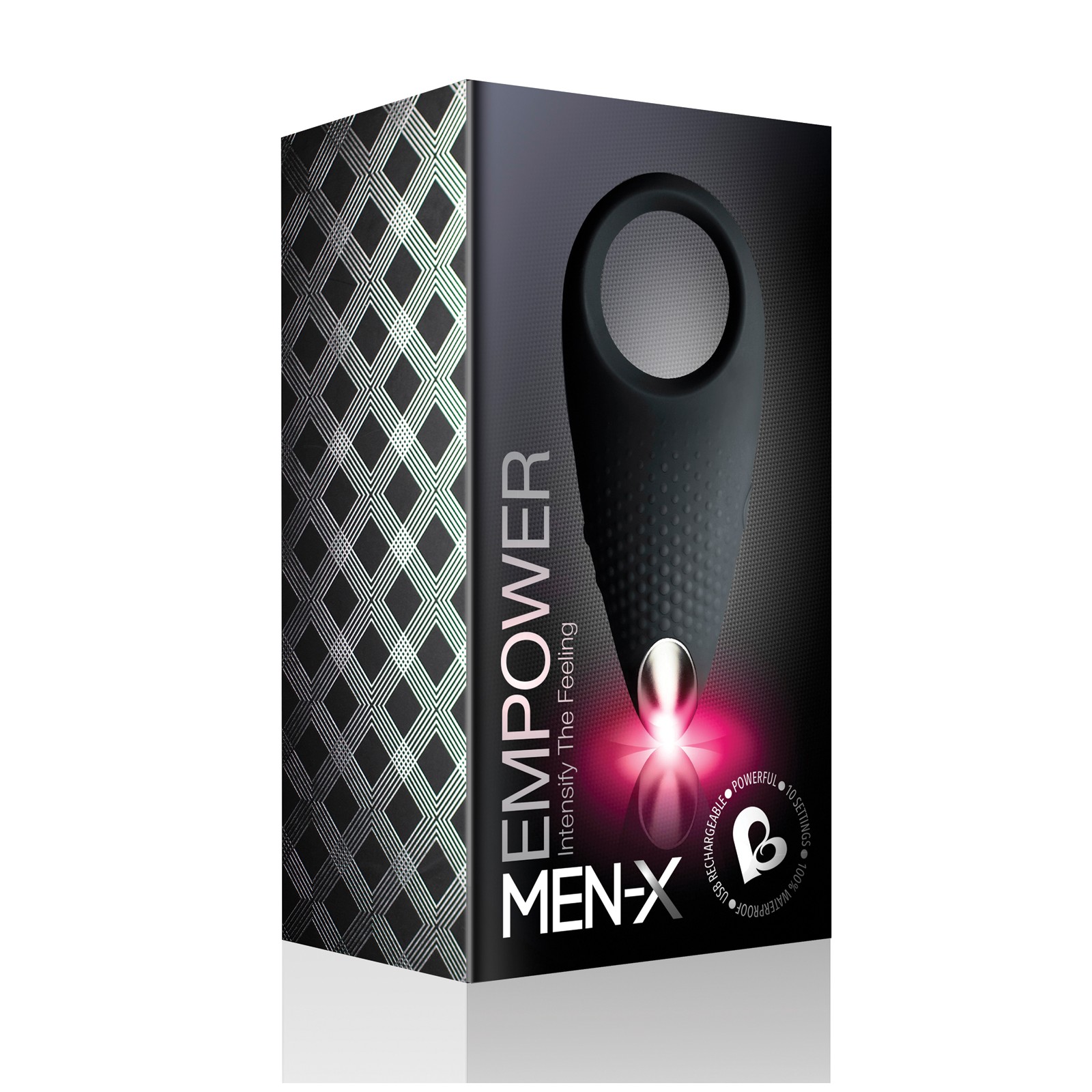 Rocks Off Men-X Couples Vibrator Black