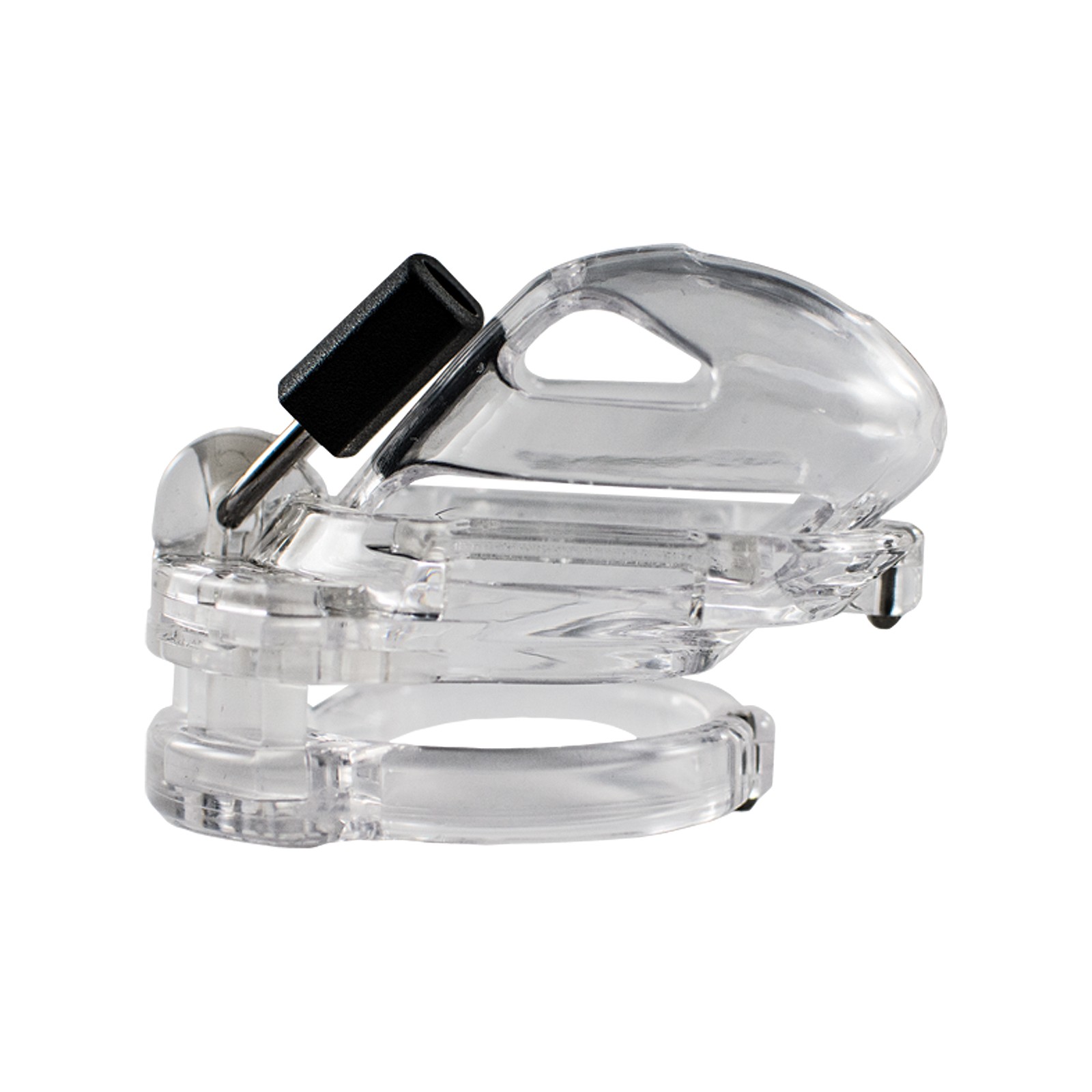 Locked In Lust Vice Mini V2 Chastity Cage Clear