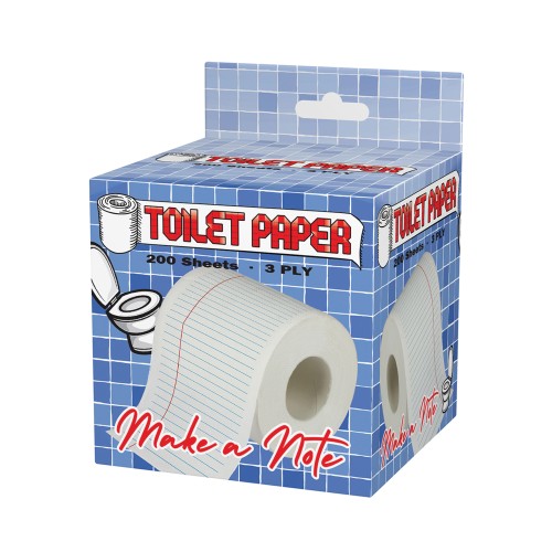 Note Pad Toilet Paper - Fun Bathroom Accessory