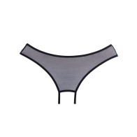 Panty Abierto Adore Wild Nite Mesh - Negro O/S