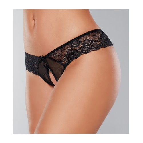 Adore Foreplay Lace & Mesh Panty