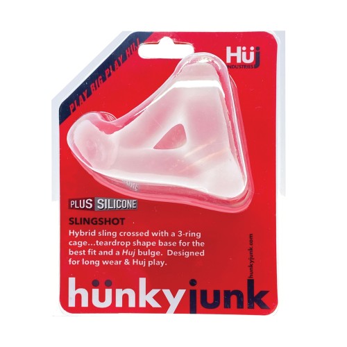 Hunky Junk Slingshot 3 Ring Teardrop - Ice