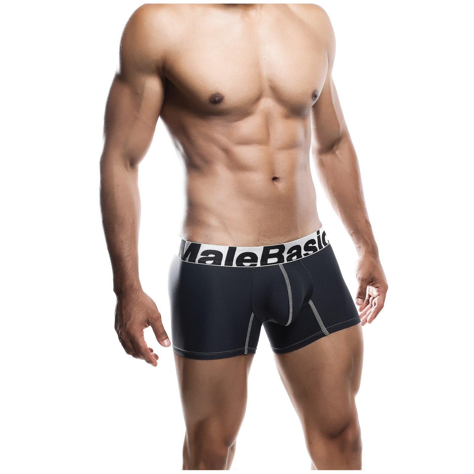 Boxer Masculino Básicos de Rendimiento Negro SM