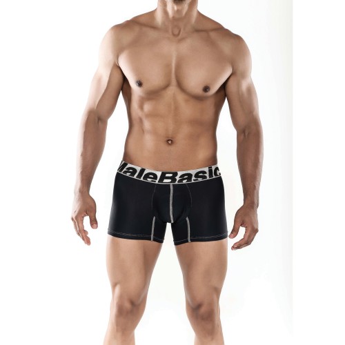 Boxer Masculino Básicos de Rendimiento Negro SM