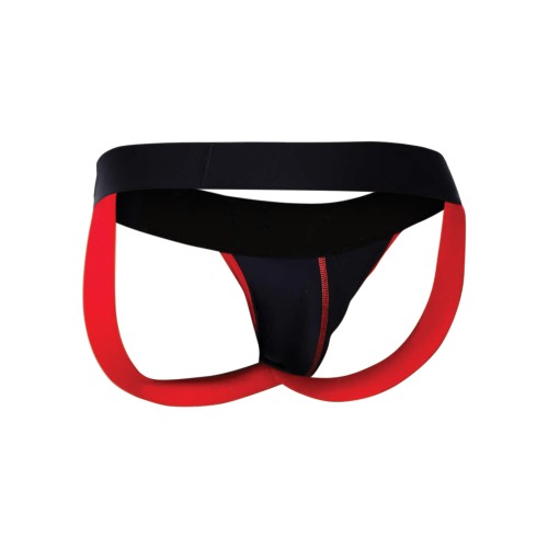 Jockstrap Neón para Hombre - Rojo