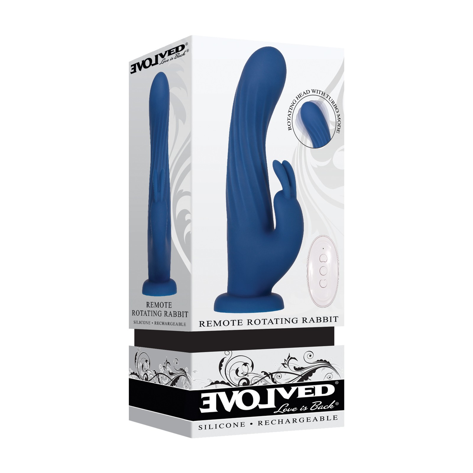 Conejo Rotatorio Remoto Evolved para Placer Supremo