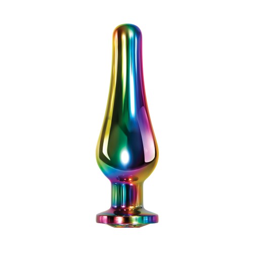 Evolved Rainbow Medium Metal Anal Plug