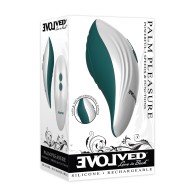 Vibrador Evolved Palm Pleasure Teal en Línea