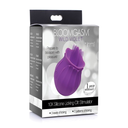 Inmi Bloomgasm Licking Clit Stimulator Wild Violet