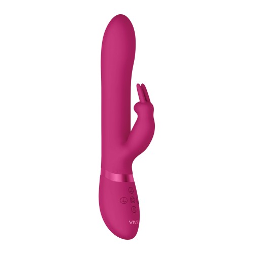 Amoris Rabbit Vibrator with Stimulating Beads Pink