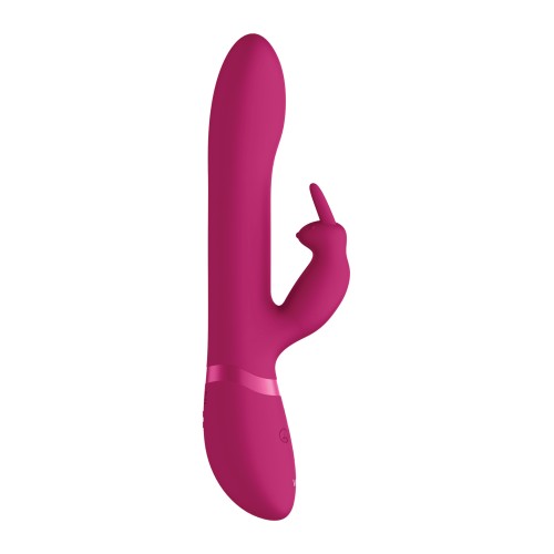 Amoris Rabbit Vibrator with Stimulating Beads Pink