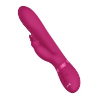 Amoris Rabbit Vibrator with Stimulating Beads Pink