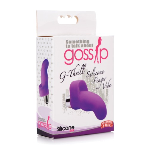 Vibrador de Dedo Gossip G-Thrill - Violeta