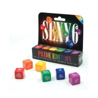 Juego de Dados Sexy 6 Edición Orgullo Diversión